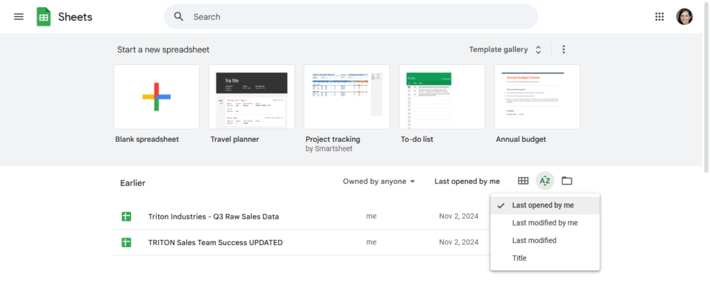 Google Sheets