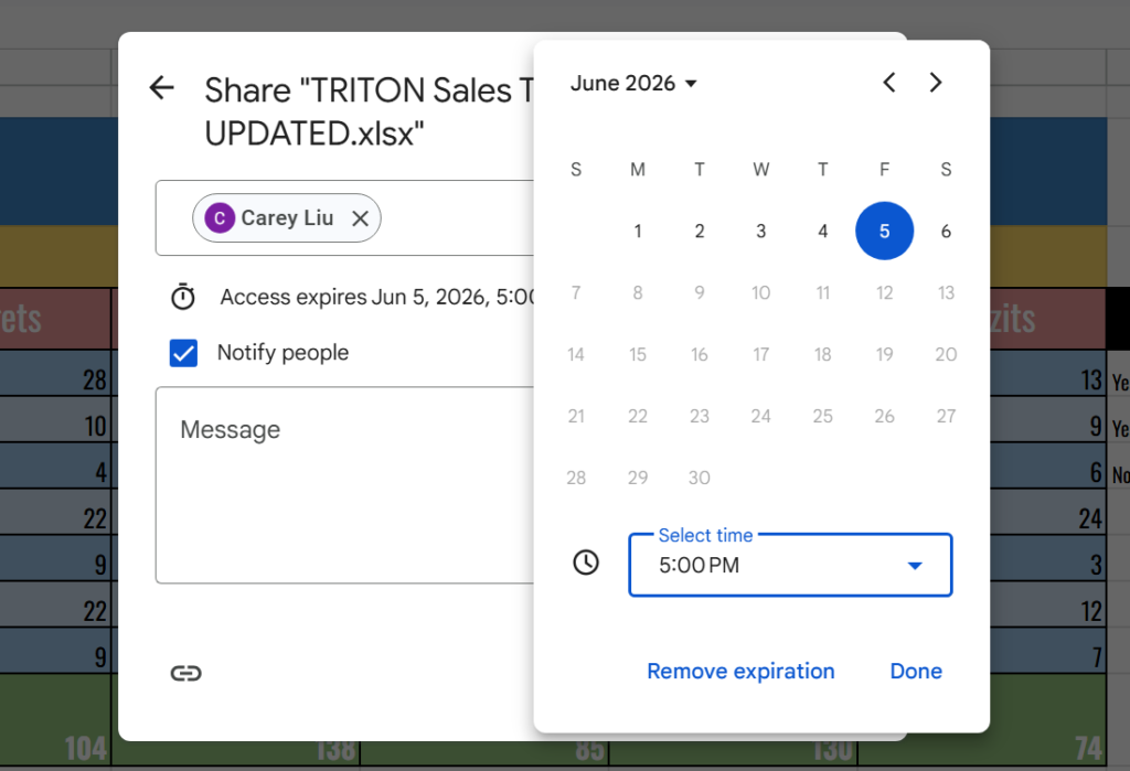 Google Sheets