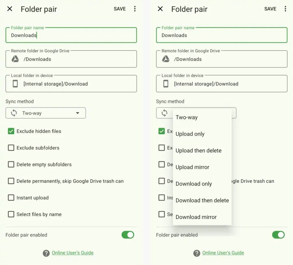 Autosync for Google Drive