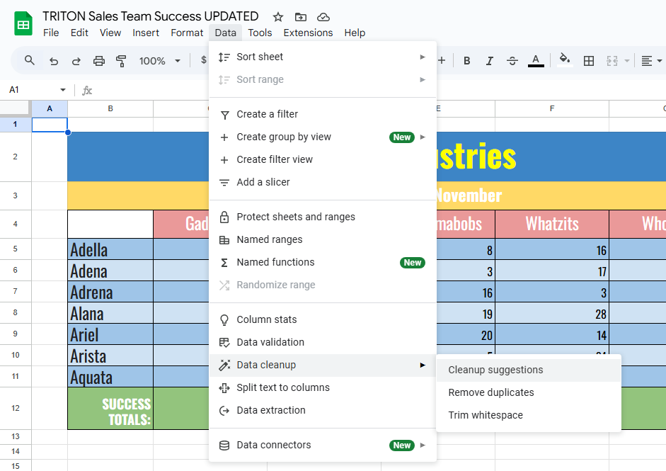 Google Sheets