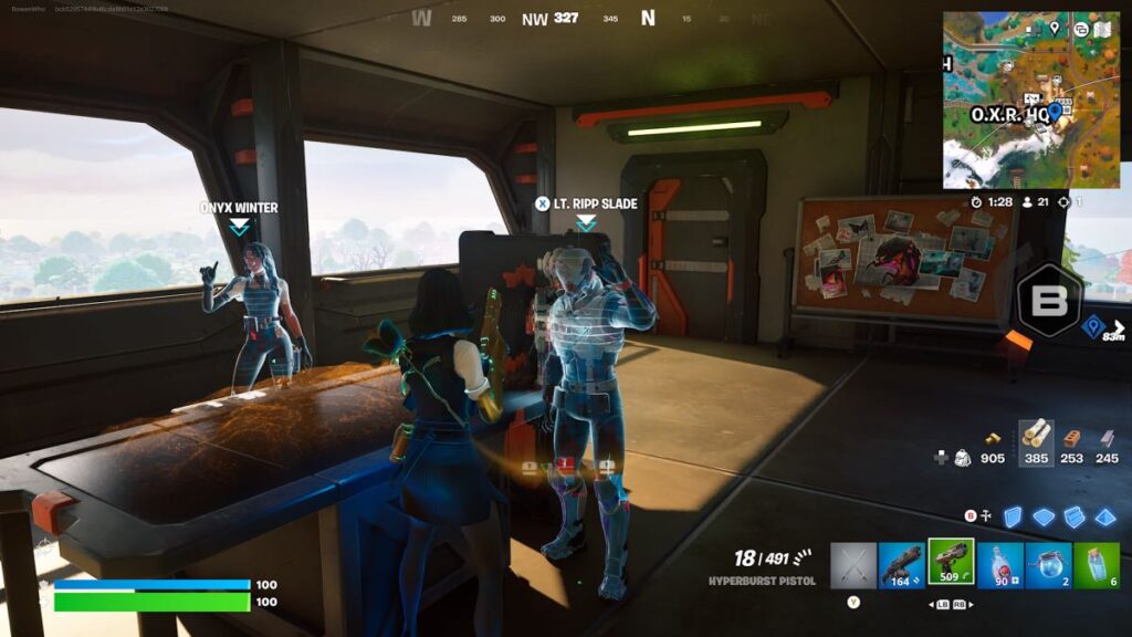Lt. Ripp Slade NPC at O.X.R. HQ