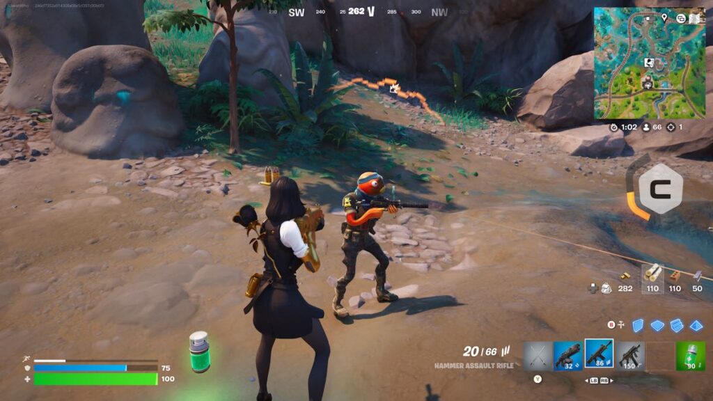 Triggerfish NPC southwest of Swarmy Stash