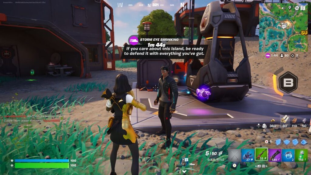 Daigo NPC location north of The Hive