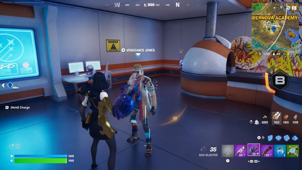 Vengeance Jones NPC at Supernova Academy