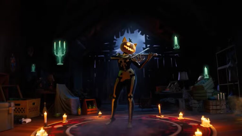 Skeleton Pumpkin
