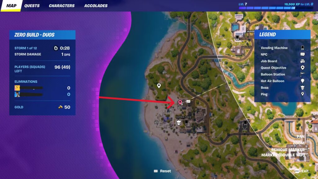 Fortnite - Where to Find the 515 KG Weight