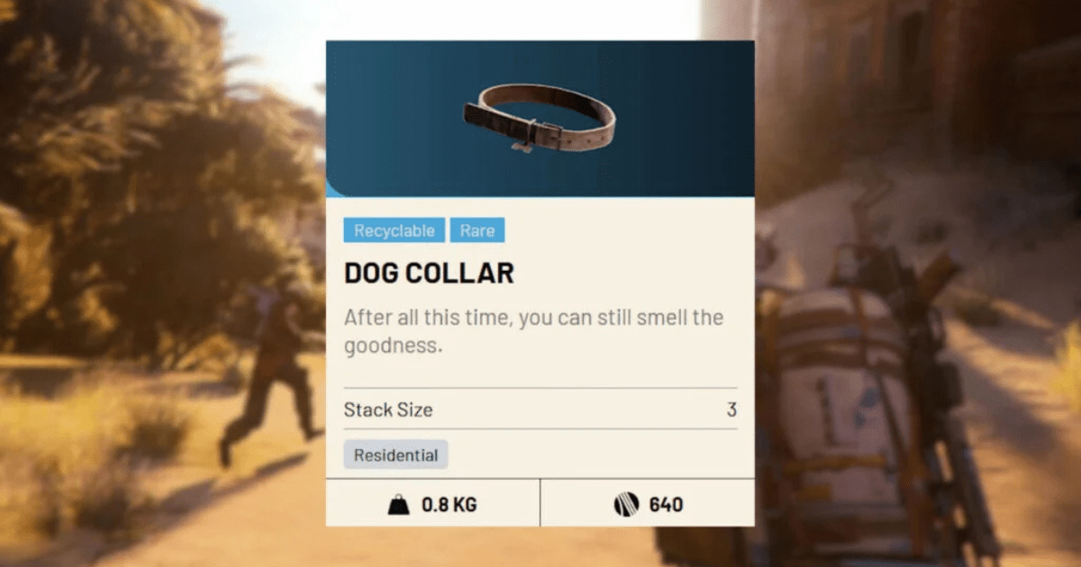 ARC Raiders-Dog Collar