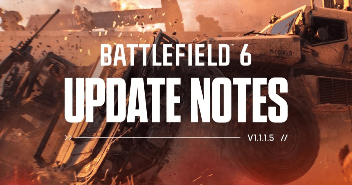 Battlefield 6 update notes 1.1.5.0