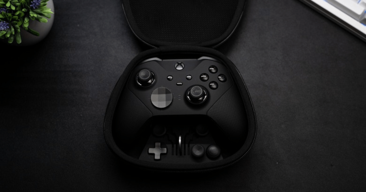 จอย Xbox Elite Wireless Controller Series 2 สีดำ รุ่นโปร พร้อม grip ยางและปุ่มปรับแต่งหลายชิ้น