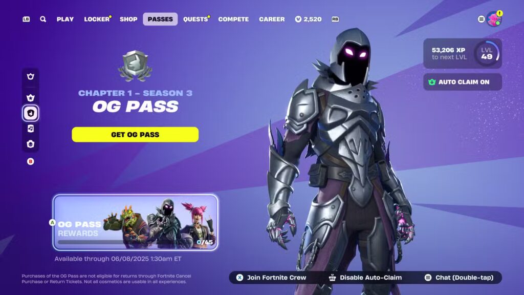 Fortnite - OG Pass