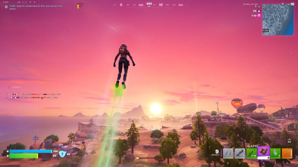 Fortnite - How to Use a Wingsuit in Chapter 7