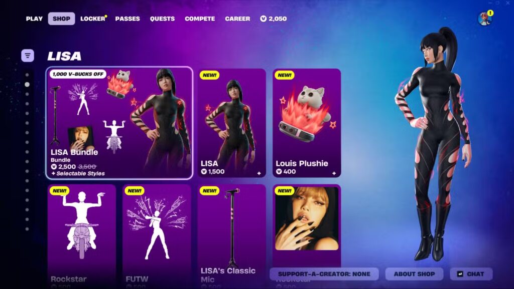 Fortnite x LISA