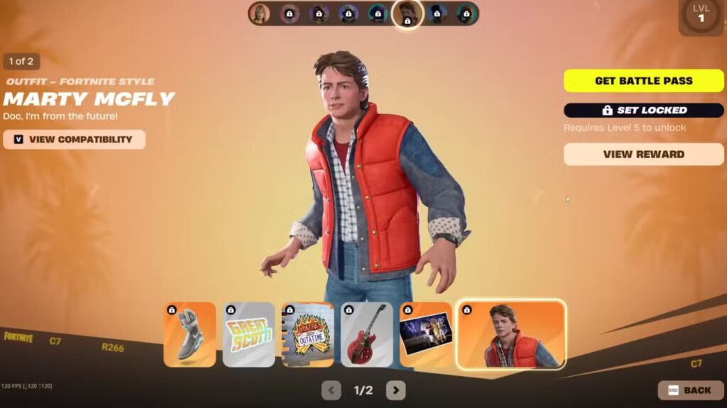 Fortnite x Marty McFly
