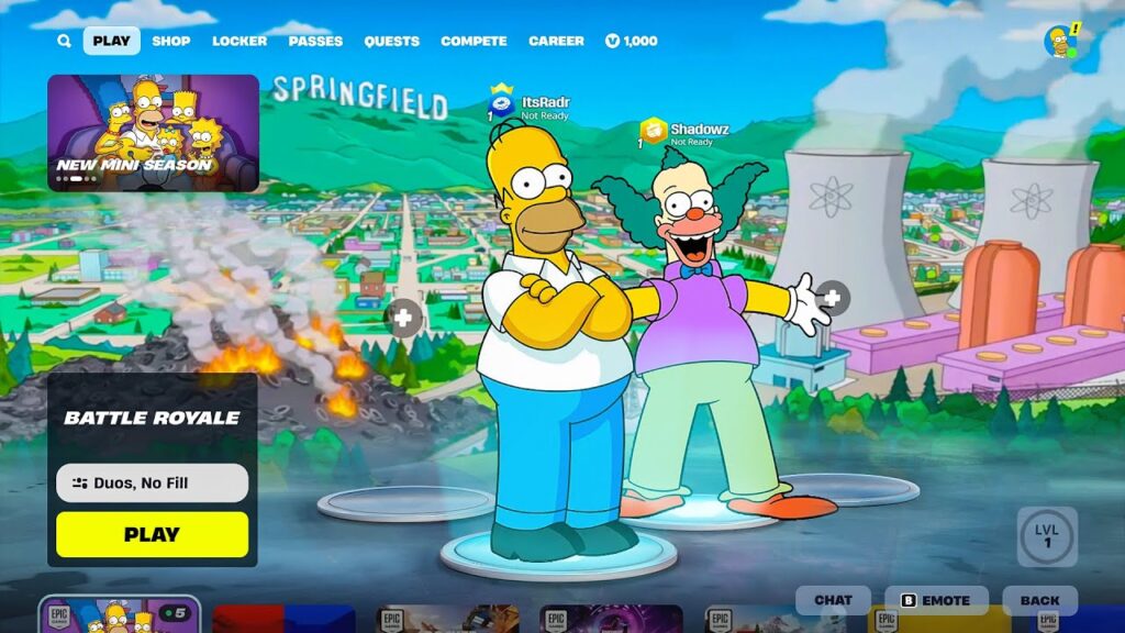 Fortnite x The Simpsons