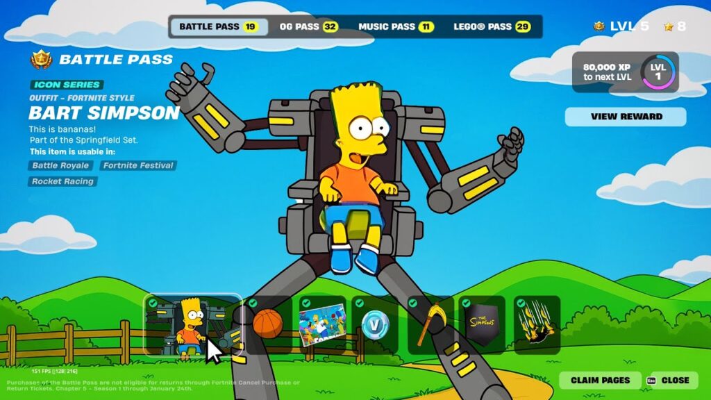 Fortnite x The Simpsons