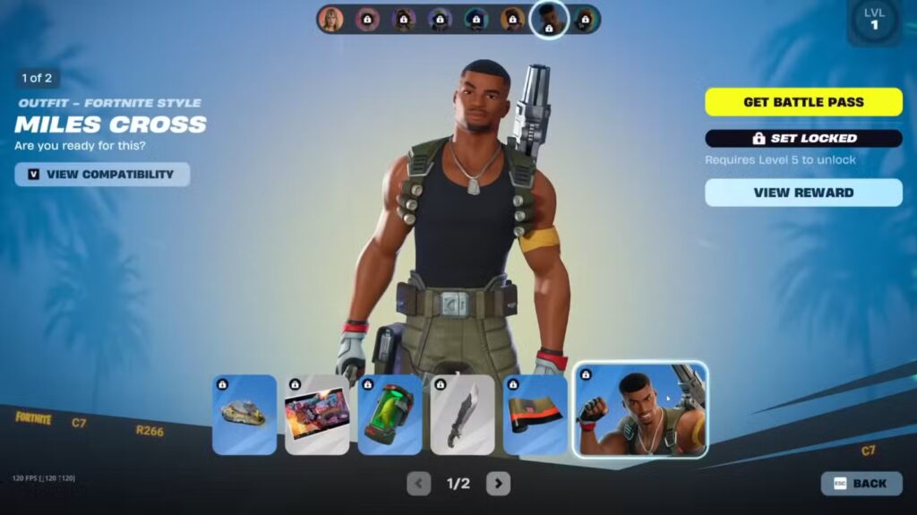 Fortnite x Miles Cross