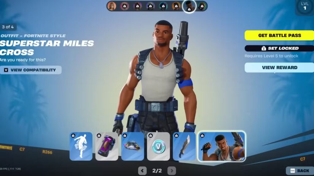 Fortnite x Superstar Miles Cross