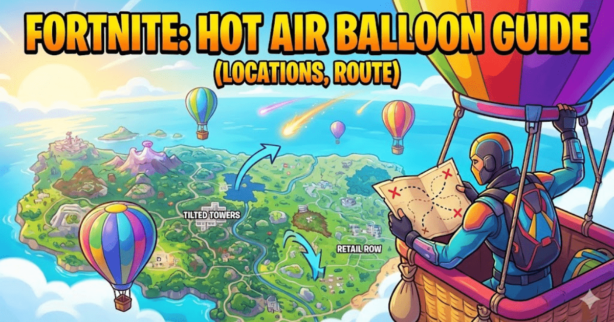 Fortnite - Best Hot Air Balloon Guide