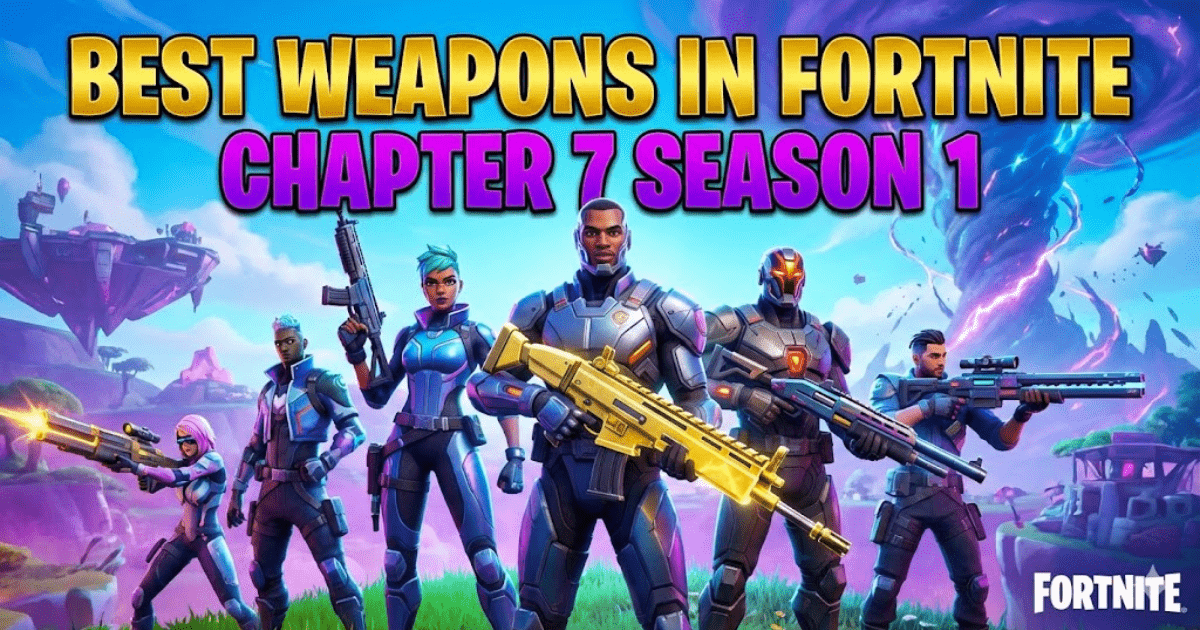 Fortnite - Best Weapons-Chapter 7 Season 1