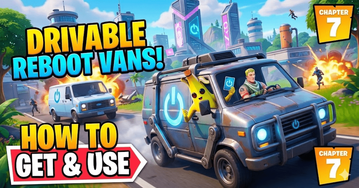 Fortnite - Drivable Reboot Vans