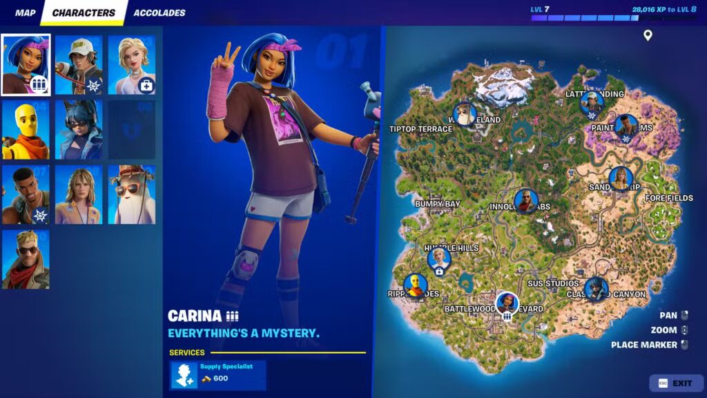 Fortnite - NPC Locations