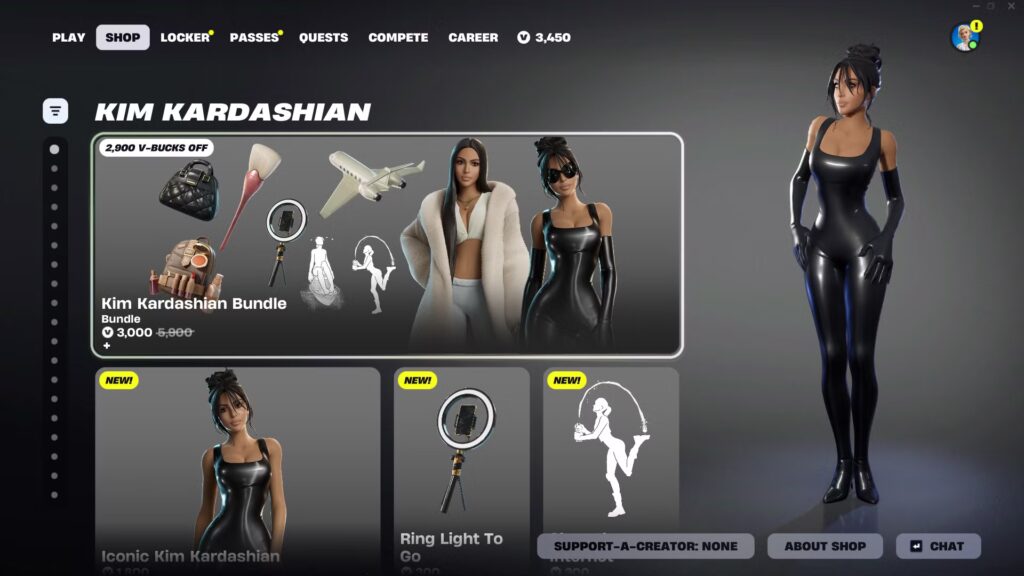 Fortnite - Kardashian Items