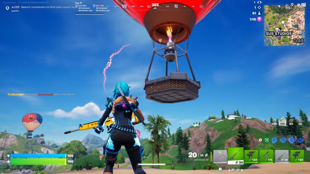 Fortnite - Hot Air Balloons