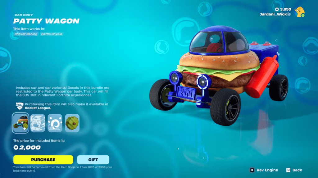 Fortnite - The Patty Wagon