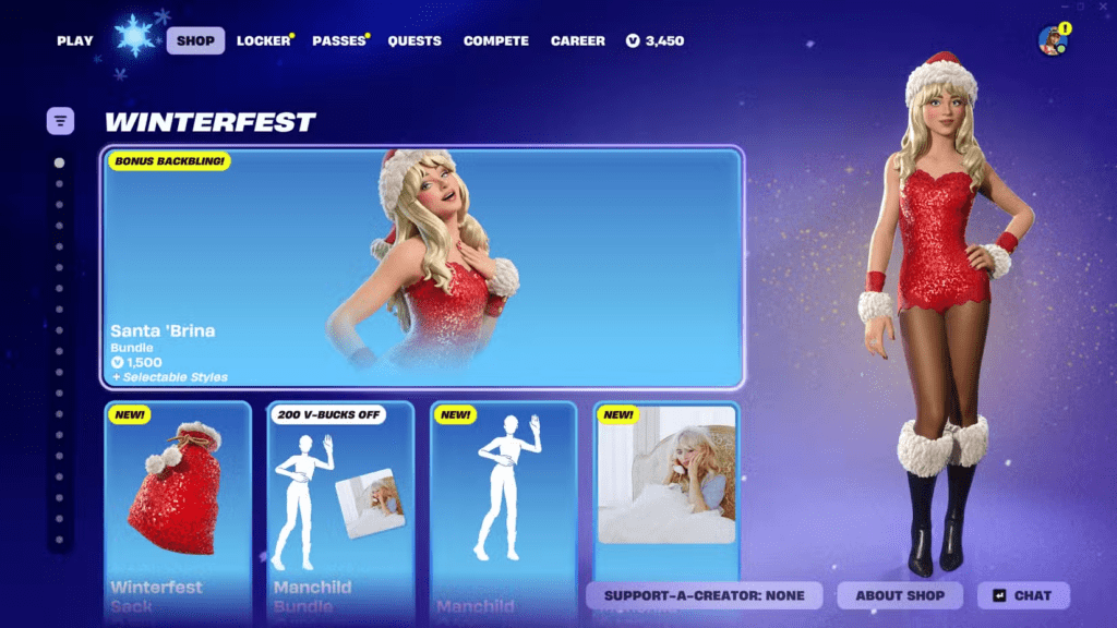 Fortnite - Santa 'Brina
