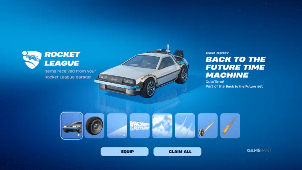 Rocket League - DeLorean