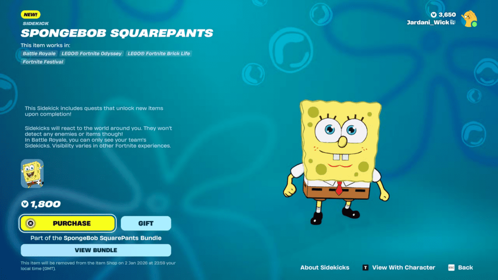 Fortnite - SpongeBob